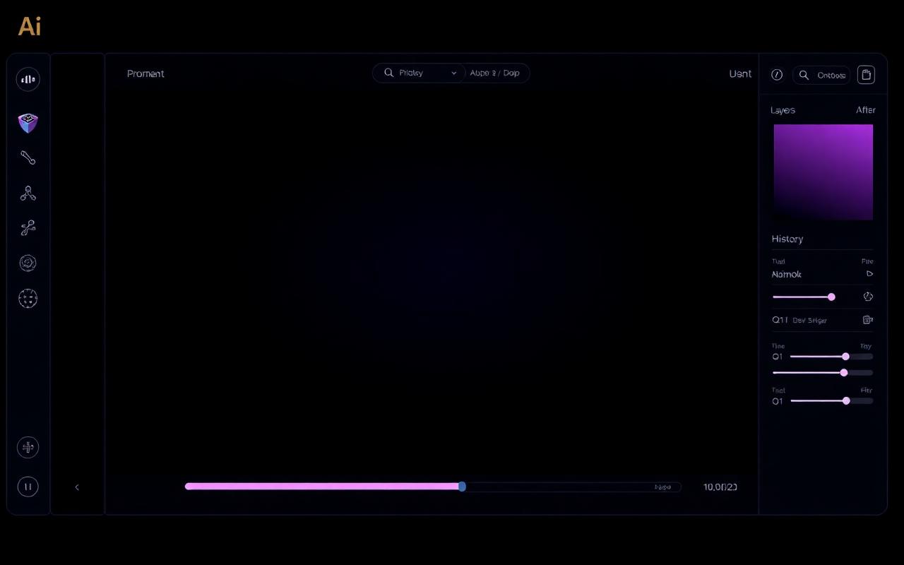 Aperçu de l'interface de EditLock — L'édition d'image intelligente, sans compromis.