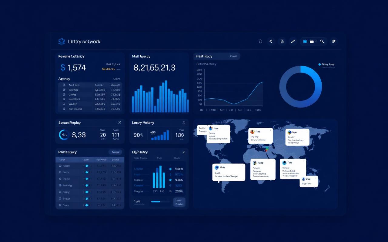 Aperçu de l'interface de Korex — L'infrastructure moderne pour les réseaux de loterie.