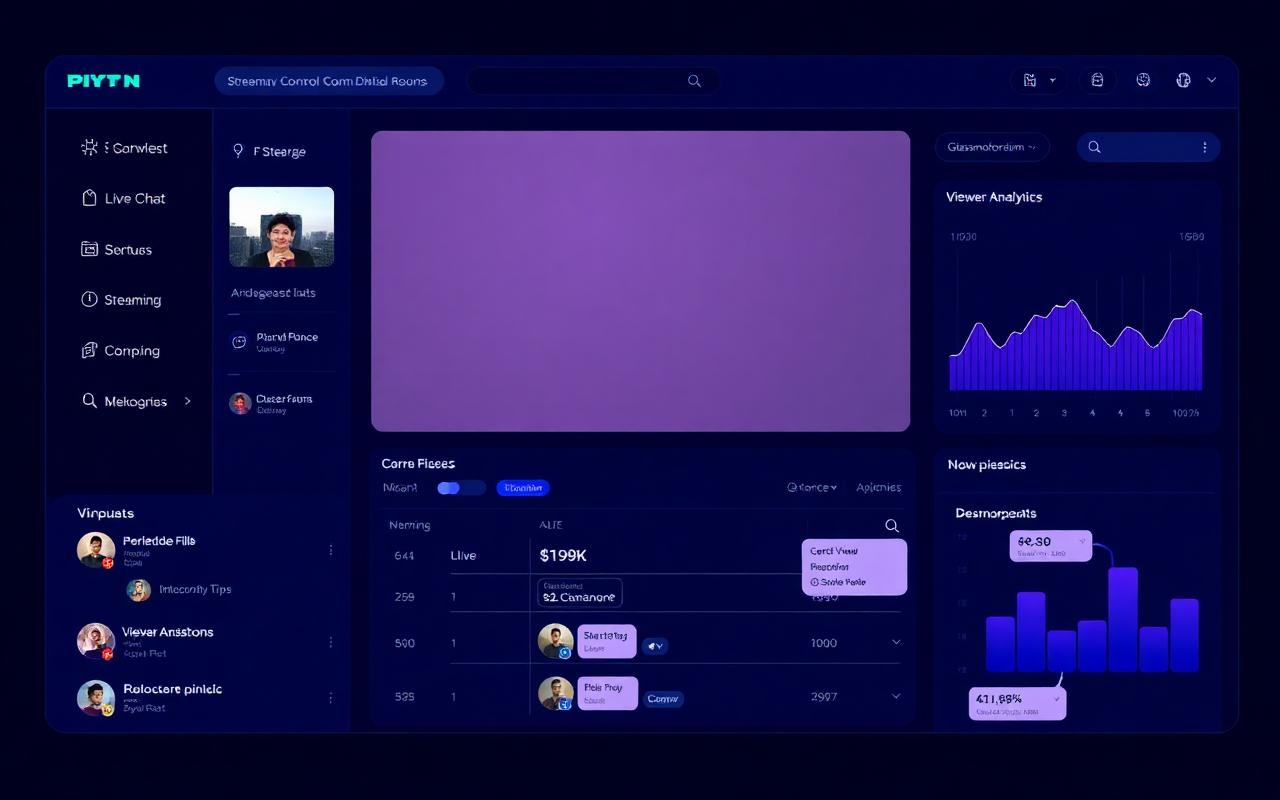 Aperçu de l'interface de MultiLive — L'infrastructure moderne du live et des interactions temps réel.